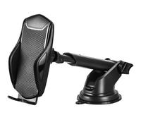 MUCKLILY Support de Téléphone Voiture à Ventouse Puissante en Abs, Maintien Sécurisé pour Mobile et GPS, Adapté aux Aérations et Tables de Café