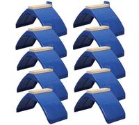 MUCKLILY Support D'entraînement pour Perroquets en Bois et PP Lisse et Poli 10pcs Perchoirs Confortables pour Oiseaux et Perroquets en Phase de Repos