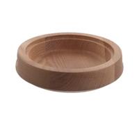 MUCKLILY Support en Bois Rond Antidérapant pour Râpe à Fromage Conique, Base de Remplacement Décorative pour Ustensiles Cuisine et Comptoir