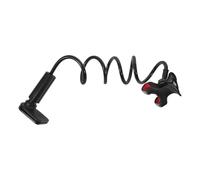 MUCKLILY Support pour Téléphone Portable Réglable Col de Cygne de 2 Mètres, Rotation 360°, Matériau PP et PVC, Support Portable Élégant pour Bureau et Visionnage -Dessus du Lit