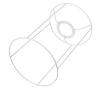 MUCKLILY Support Suspendre pour Abat-Jour en Fil de Fer Vintage Cadre Métallique Robuste pour Lampe DIY Finition Peinture Noire Taille N°9 Décoration Intérieure la Cuisine et Salon