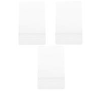 MUCKLILY Tableau Mémo en Acrylique Transparent 3 Pièces, Effaçable et Pratique pour Étudiants, Design Simple et Élégant, pour Bureau et Café