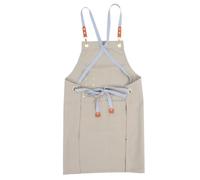 MUCKLILY Tablier Étanche Toile avec Poches Larges pour Cuisine Barbecue et Travail Artisanal Ajustable et Facile à Nettoyer pour Hommes et