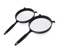 MUCKLILY Tamis à Farine Manuel 2 Pièces, Passoire à Mailles Fines en Nylon et Plastique, Tamis à Farine Portable pour Pâtisserie, Sucre Glace, Poudre d'Amandes, Ustensile Cuisine