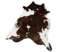 MUCKLILY Tapis Imitation Peau de Vache Doux et Antidérapant pour Salon et Chambre Tapis Moelleux Confortable et Résistant pour Parquet Chaud