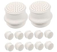 MUCKLILY Tête De Lampe à Gaz en Céramique Buse pour Lampe à Vapeur Accessoires De Camping 12 Pièces Légère Et Facile à Transporter pour Lanternes D'extérieur