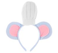 MUCKLILY -Tête Souris Bleu Halloween Oreilles De Rat Costume Cosplay Oreilles De Souris Femmes Oreilles De Rat Bandeau Oreilles De Souris Bandeau Rat Costume Adulte Souris Costume