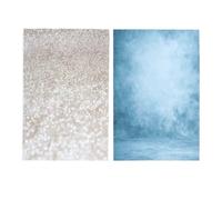 MUCKLILY Toile de Fond Photographie en Vinyle Bleu Abstrait 150x210 Cm pour Studio Photo Intérieur et Extérieur Toucher Confortable pour Séance Photo Vidéo