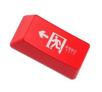 MUCKLILY Touche de Remplacement Rouge Backspace pour Clavier Mécanique PC Capuchon de Touche Translucide Personnalisé Compatible Clavier de Jeu Solide et Unique pour Gamers