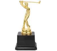 MUCKLILY Trophée de Compétition Sportive en Abs Or, Modèle Créatif de Golf pour Garçon et Filles Surface Lisse, pour Jeux de Détente et Gravure Personnalisée