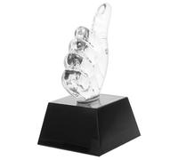 MUCKLILY Trophée Pouce Levé en Verre, Coupe Trophée pour Garçon et Filles, Mini Format, Design Cartoon, Encouragement, pour Garçon et Filles et Jeunes, École et Compétitions