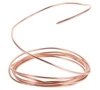 MUCKLILY Tube en Cuivre Souple 16 MM Extérieur X 06 MM Intérieur 5 M Rouleau Serpentin Flexible pour Réfrigération Conduit Cuivre Cvc Industriel Coupe DIY pour Climatiseur et