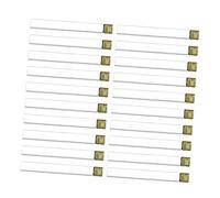 MUCKLILY Tubes à Essai En Verre 18x150 Mm Avec Bouchons à Vis Étanches, Lot De 20 Pièces, Récipients De Stockage D’échantillons Transparents Pour Analyses Biologiques Et Centrifugation