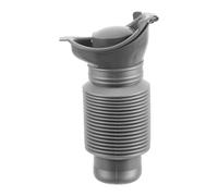 MUCKLILY Urinoir Portable Télescopique en Polypropylène Gris Bouteille d'Urine Compacte et Légère 1Pc Urinoir d'Urgence Unisexe pour Camping Randonnée et Voyages en Voiture