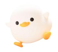 MUCKLILY Veilleuse Silicone Rechargeable USB Forme de Canard Lampe de Nuit Douce pour Chambre Décoration Mignonne et Compacte Ambiance Chaleureuse et Sécurisée
