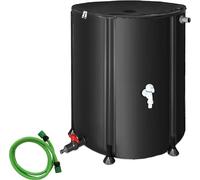 Mucola 250L Tonneau de pluie pliable Réservoir d'eau de pluie Citerne Tonneau 60x88
