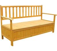 Mucola Banc de jardin avec dossier Banc coffre Banc en bois Banc de cuisine Coffre de jardin Banc de parc Banc en bois