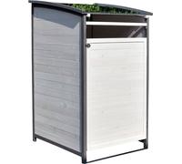 Mucola Box pour poubelles 2 tonnes Habillage pour poubelles Abri pour poubelles Boîte de rangement Boîte de jardin en bois - Boîte individuelle