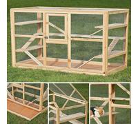 Mucola Cage pour rongeurs Enclos en bois Villa Cage pour hamsters Cage pour souris Cage pour petits animaux Cage pour rats Clapier pour petits animaux
