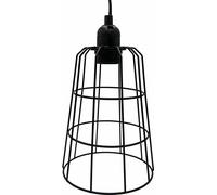 Mucola Lampe à suspendre métal Plafonnier 15x15x20 cm E14 Skandi Retor Lampe lumière industrielle design