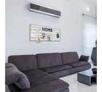 Mucola Mur de photos HOME 100x40cm bois images galerie cadre photo collage mural décoration pinces tableau d'affichage