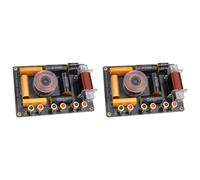 Mucshim 2 répartiteurs de fréquence de haut-parleur 2 voies 1100 W, crossover audio Hi-Fi haute fréquence, 1600 Hz, crossover audio de scène, home cinéma