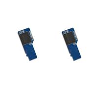 Mucshim 2 x Mise à niveau de EMMC vers module de carte TF 16 Go 40 Mo/S BGA153 BGA169 vers carte TF, carte MMC, carte de développement Linux