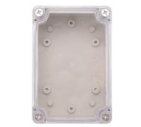 Mucshim Boîtier en plastique transparent Boîte de jonction électronique 100 x 68 x 50 mm
