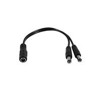 Mucshim Câble répartiteur d'alimentation CC 1-2 M/F pour caméra de vidéosurveillance 5,5 x 2,1 mm