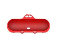 Mucshim Coque de protection en silicone Mignon Dessin animé Support Simple Anti-poussière pour haut-parleur Beat Pill Rouge