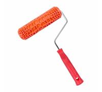 Mucshim DIY Texture de couleur Impression pigmentaire Peinture murale Rouleau grain de bois Impression couleur Art Rouleau de peinture Pinceau avec