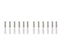 Mucshim Lot de 12 moteurs vibrants sans DC 7 x 25 mm - Étanche - 1-6 V - 8000-2000 tr/min - Convient pour les appareils vibrants