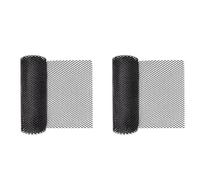 Mucshim Lot de 2 clôtures en plastique pour poulailler, pour le jardinage, les clôtures à volaille, cadre en fil de fer pour les filets de fleurs, noir