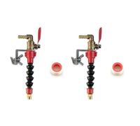Mucshim Lot de 2 dépoussiérants, buse de pulvérisation d'eau pour meuleuse d'angle, nouveau dispositif de remplissage d'eau, buse d'arrosage pour coupe-carrelage