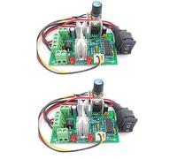 Mucshim Lot de 2 régulateurs de vitesse de moteur PWM DC 20 A Régulateur de courant 10-60 V PWM DC 150 W 12 V 24 V 36 V 48 V