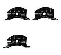 Mucshim Lot de 3 gabarits de moulage multifonctions pour violon 4/4 - Outil de réparation - Grattoir à touche - Outils de fabrication