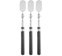 Mucshim Lot de 3 outils d'inspection télescopiques pour vérifier l'état du véhicule (ovale)