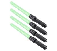 Mucshim Lot de 4 bâtons d'avertissement de circulation à LED 54 cm avec 2 modes clignotants