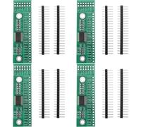 Mucshim Lot de 4 cartes modules d'extension IO à 16 canaux - Interface d'entrée/de sortie IIC MCP23017-E/pour console de jeux informatique