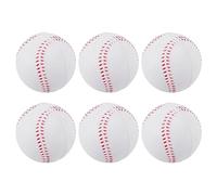 Mucshim Lot de 6 balles de baseball à impact réduit, pour adolescents, adultes, pour compétitions de , pitching Catching Training