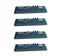 Mucshim Nixie Lot de 4 horloges numériques LED In14 In4 Kit de plaque d'échelle, PCBA sans tubes