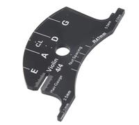 Mucshim Ponts de violon Pochoir de forme multifonction 4/4 pour violon Bridges Outil de référence Grattoir à touche Outils de fabrication Installation facile