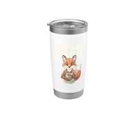 Mud And Magic Gardening Fox Coffee Citation Gobelet isotherme en acier inoxydable double paroi