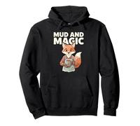 Mud and Magic Gardening Fox Coffee Citation Sweat à Capuche