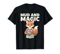 Mud and Magic Gardening Fox Coffee Citation T-Shirt