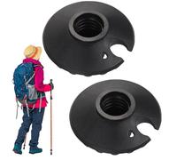 Mud Baskets Bâtons de randonnée - Lot de 2 protections amovibles pour bâtons de randonnée, panier de boue de rechange pour sentiers extérieurs, neige, saleté, gravier