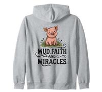 Mud Faith and Miracles, Une Jolie Ferme chrétienne Qui Aime Les cochons Sweat à Capuche