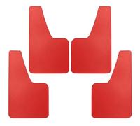 Mud Flaps Guard Splash Pour Ford Pour Fiesta 5 6 7 Pour RS Pour ST Pour ST150 Pour ST180 Pour ST200 Pour ST-LINE Pour ST500 Pour Zetec S Pour Rallye(4Pcs - Red)