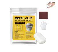 Mud Iron Glue, Plastic Steel Mud Iron Glue, Welding High-Strength Metal Repair Adhesive, for Pipes, Wall Holes, Wood, Plastic, DIY Sealing and Bonding Projects (White,1 Pcs)