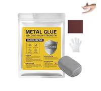 Mud Iron Glue, Plastic Steel Mud Iron Glue, Welding High-Strength Metal Repair Adhesive, for Pipes, Wall Holes, Wood, Plastic, DIY Sealing and Bonding Projects (Grey,1 Pcs)